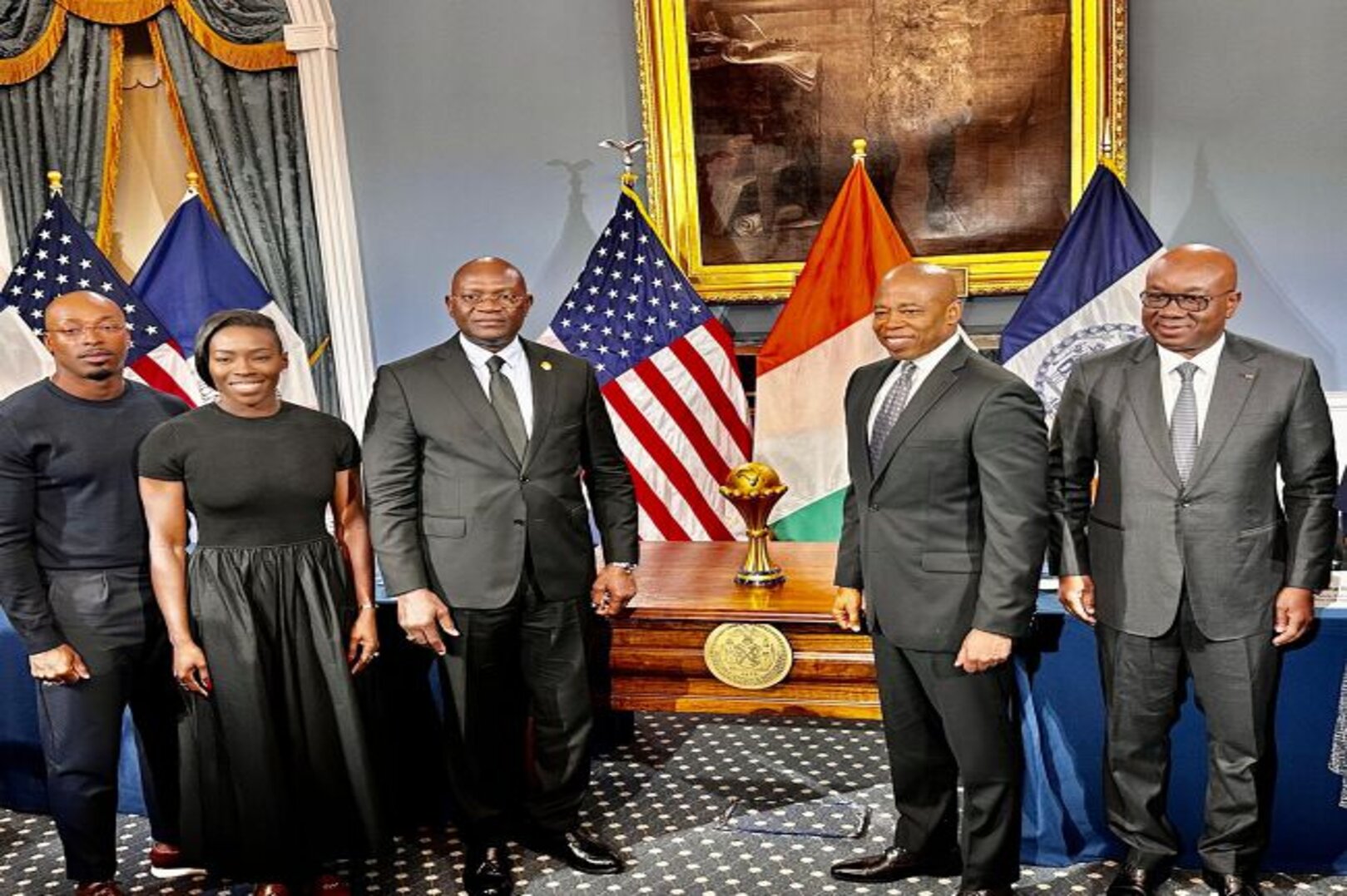 New York City Hall Dedicates a Day to Ivory Coast to Celebrate CAN 2023 Victory