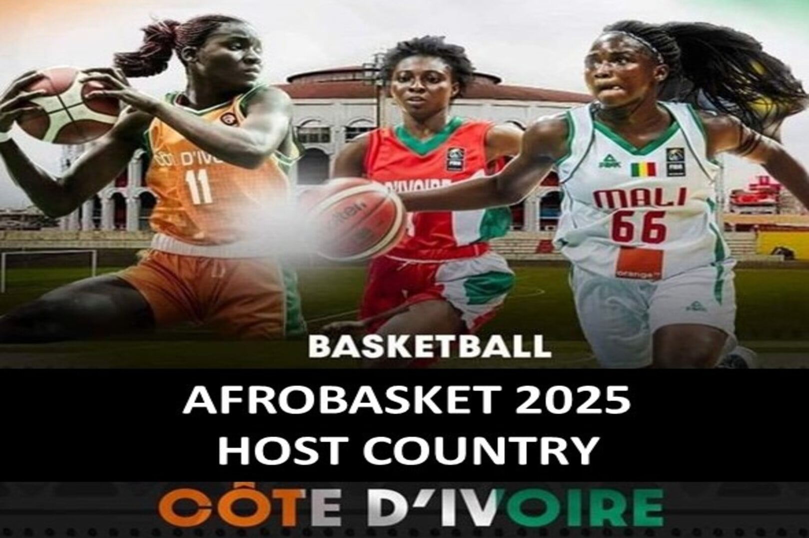 Côte d'Ivoire will host the 2025 Women's Afrobasket for the first time in its history!