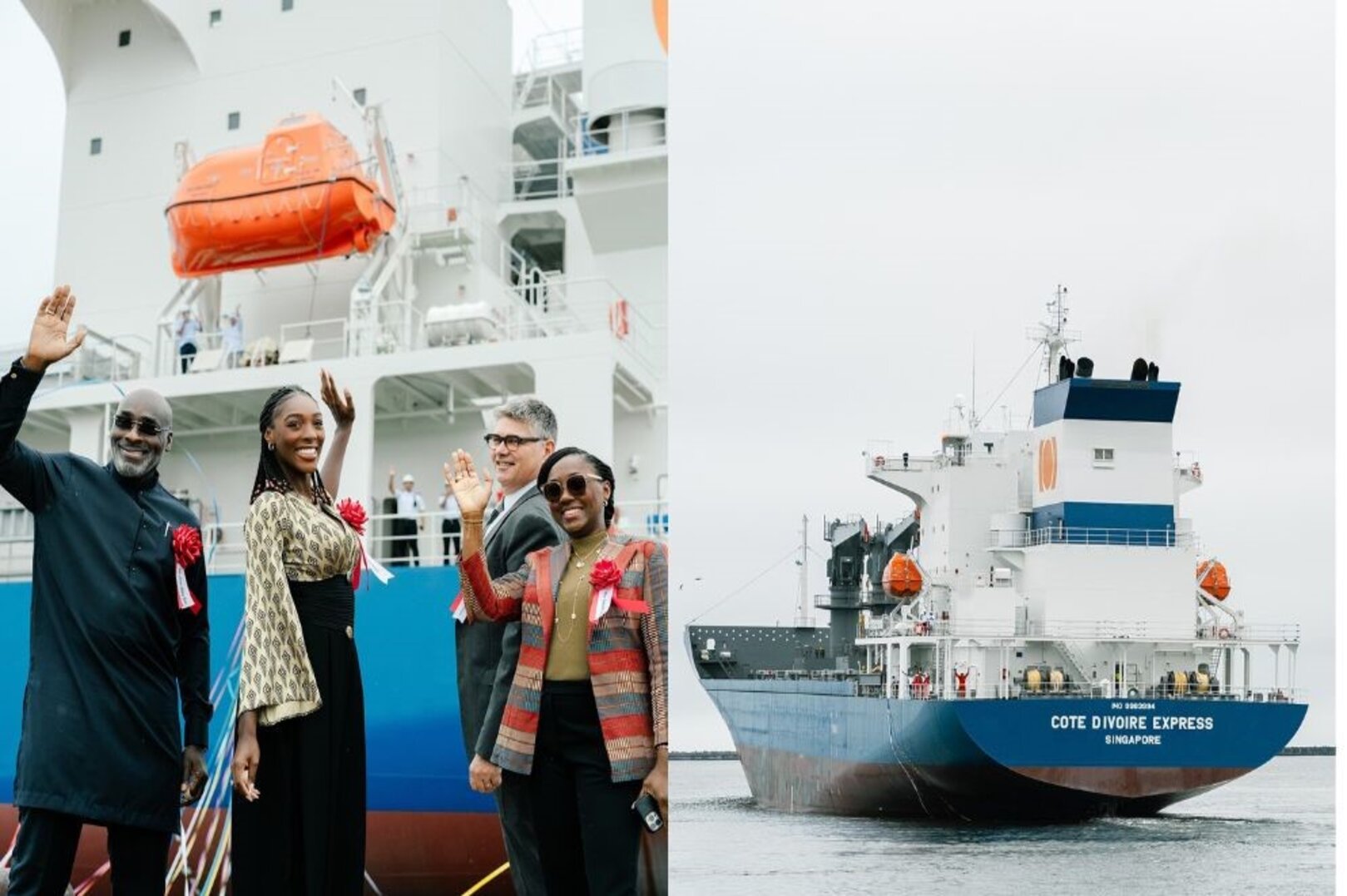 Nomination of the "Côte d'Ivoire Express" Ship: Olivia Yacé Proudly Represents Her Country in Tokyo