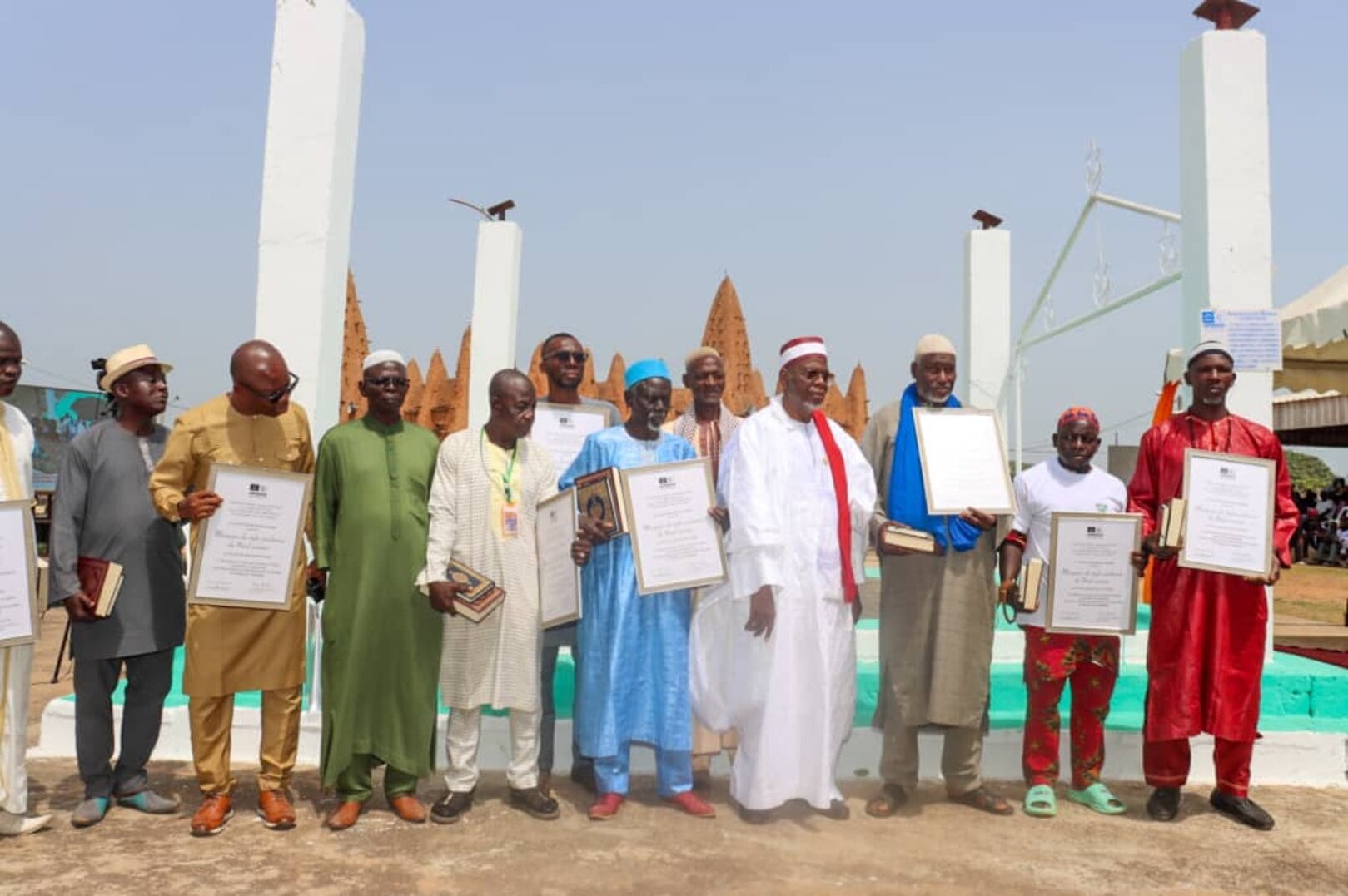 World Heritage UNESCO: Certificates Presented to Ivorian Sudanese Mosques Management Committees